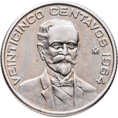 купить Мексика 25 сентаво (centavos) 1964