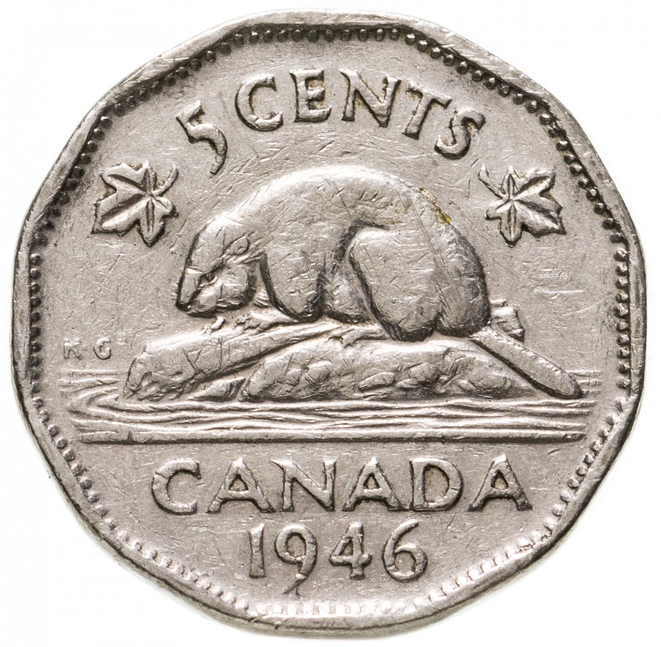 купить Канада 5 центов (cents) 1946