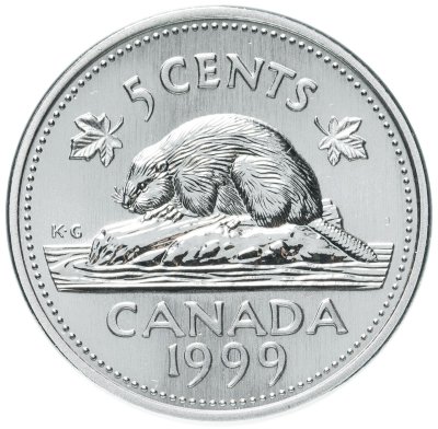 купить Канада 5 центов 1999