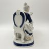 Купить Статуэтка "Галантная сцена" ("За игрой"), фарфор, деколь, роспись, золочение, Европа, 1980-2000 гг.