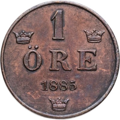 Купить Швеция 1 эре (ore) 1885