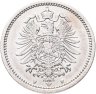 Купить Германия 50 пфеннигов (pfennig) 1876, знак монетного двора: "F" - Штутгарт