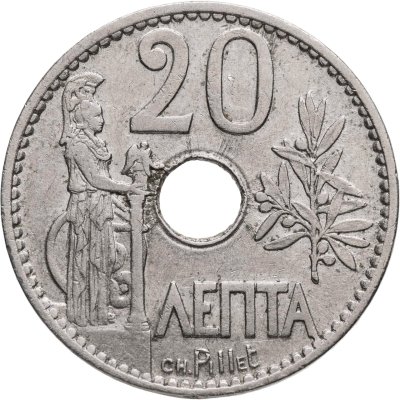 купить Греция 20 лепт 1912