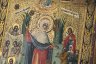 Купить Икона Божией Матери "Всех скорбящих Радость" (с грошиками), дерево, левкас, темпера, золочение, Российская империя, 1880-1900 гг.