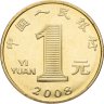 Купить Китай 1 юань (yuan) 2008 "Лунный календарь - Год крысы"