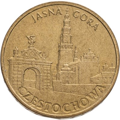 купить Польша 2 злотых 2009 год Ченстохова Ясная гора