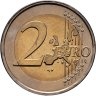 Купить Люксембург 2 евро (euro) 2004 "Портрет и монограмма герцога Люксембурга Анри Нассау"