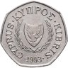 Купить Кипр 50 центов 1993