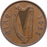 Купить Ирландия 1/2 пенни (penny) 1953