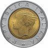 Купить Италия 500 лир 1993 "100 лет Банку Италии"