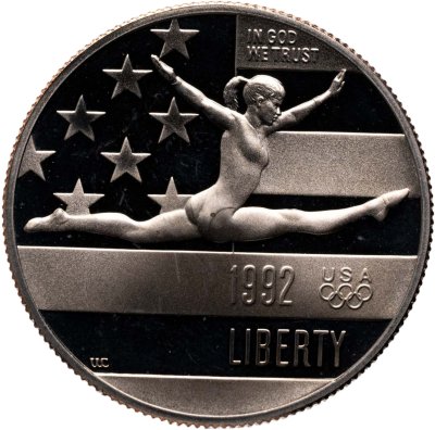 купить США 50 центов 1992 Proof "XXV летние Олимпийские Игры, Барселона 1992"