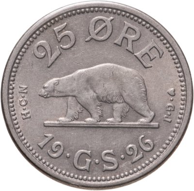 купить Гренландия 25 эре 1926