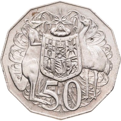 купить Австралия 50 центов (cents) 1971