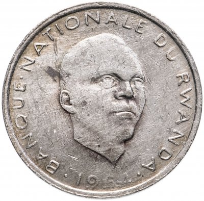 купить Руанда 1 франк (franc) 1964