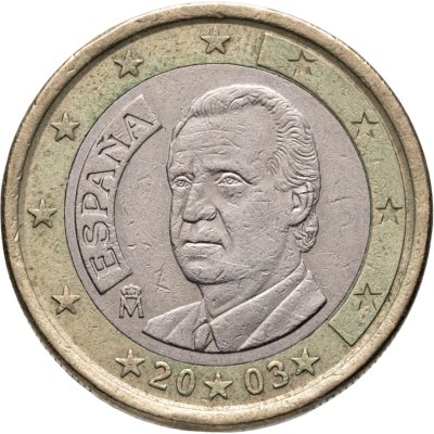 купить Испания 1 евро 2003