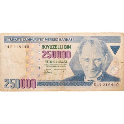 купить Турция 250000 лир 1970