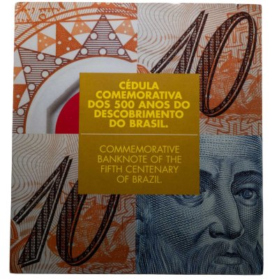 купить Бразилия 10 реалов 2000 года (Pick -248a) Pedro A. Cabral в Буклете