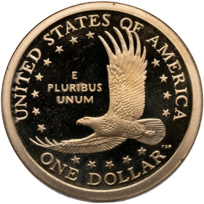 купить США 1 доллар (dollar) 2008 "Sacagawea dollar (Сакагавея доллар - парящий орёл)" знак монетного двора "S"- Сан-Франциско