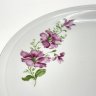 Купить Блюдо, украшенное цветочным декором, фарфор, деколь, золочение, Freiberger Porzellan, ГДР, 1970-1995 гг.