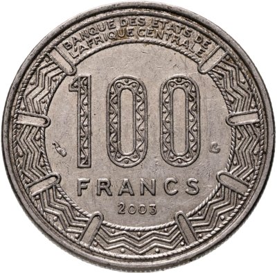 купить Центральная Африка (BEAC) 100 франков (francs) 2003