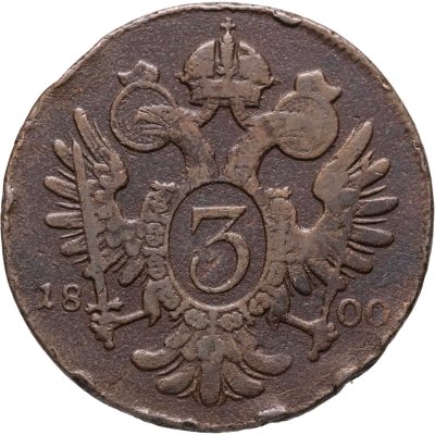 купить Австрия 3 крейцера 1800