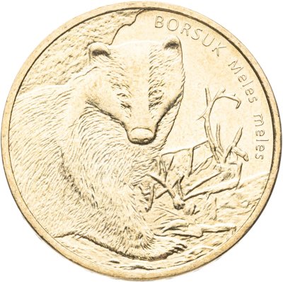 купить Польша 2 злотых (zlote) 2011 Всемирная природа - Барсук
