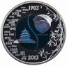 Купить Палау 2 доллара 2013 "30 лет панде", в футляре с сертификатом