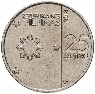 купить Филиппины 25 сентимо 2018