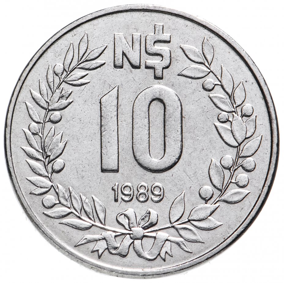 купить Уругвай 10 новых песо (nuevos pesos) 1989