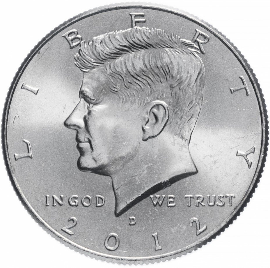 купить США 1/2 доллара (50 центов, half dollar) 2012 D "Кеннеди"