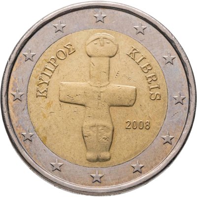 купить Кипр 2 евро (euro) 2008