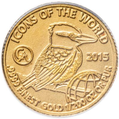 купить Руанда 10 франков 2015 Кукабарра