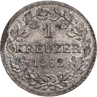 купить Бавария 1 крейцер 1862
