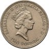 Купить Великобритания 2 фунта (pounds) 1989 "300 лет "Биллю о правах" Англии"
