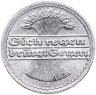 Купить Германия, Веймарская республика 50 пфеннигов (pfennig) 1921, знак монетного двора "J" — Гамбург