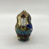Купить Статуэтка "Сова" двусторонняя, латунь, перегородчатая эмаль (клуазоне), Китай, 1970-1990 гг.