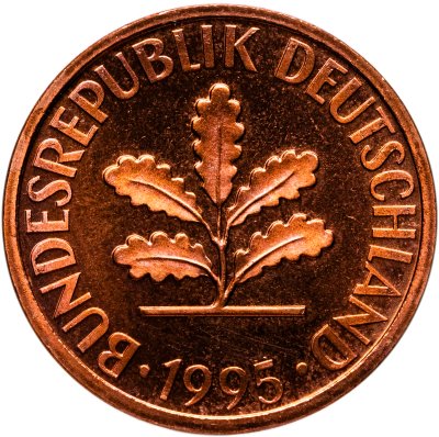 купить Германия 2 пфеннига (pfennig) 1995 А