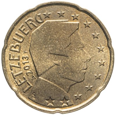 купить Люксембург 20 евроцентов 2013-2015