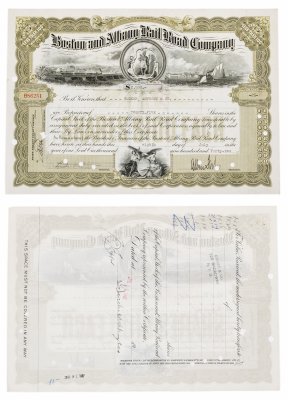 Купить Акция США  Boston and Albany Rail Road Co., 1942 г.