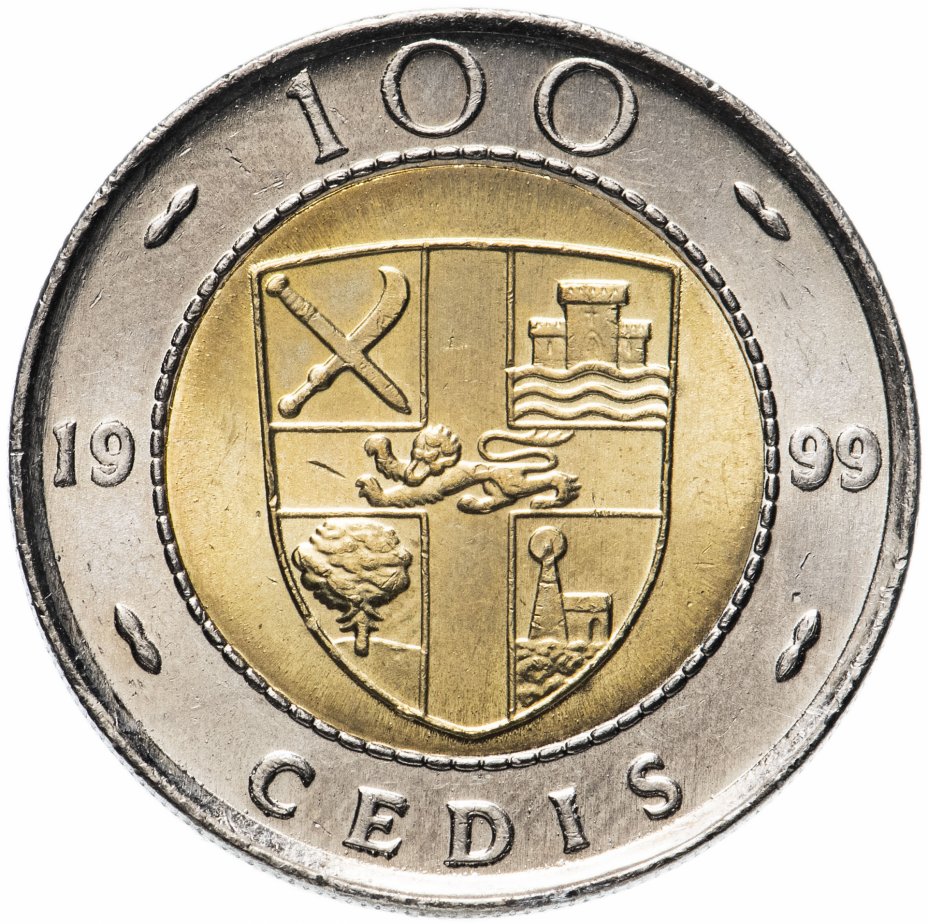 купить Гана 100 седи (cedis) 1991-1999, случайная дата