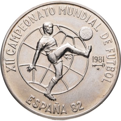 купить Куба 1 песо (peso) 1981 "Чемпионат мира по футболу 1982, Испания"
