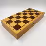 Купить Набор для игры в шашки (доска и шашки), дерево, пластик, СССР, 1980-1990 гг.