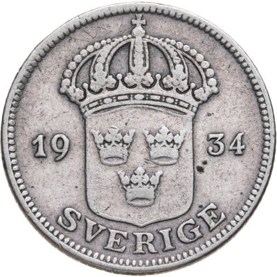 купить Швеция 50 эре (ore) 1934