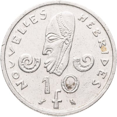 купить Новые Гебриды 10 франков (francs) 1967