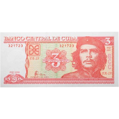 купить Куба 3 песо 2004 "Эрнесто Че Гевара"