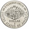 Купить США 1 доллар 1987 "200 лет конституции США" в коробке