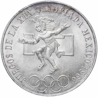 купить Мексика 25 песо 1968 "XIX летние олимпийские игры в Мехико"