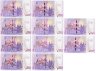 Купить 0 евро (euro) набор из 10 банкнот "Железная дорога"