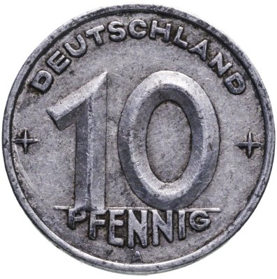 купить Германия 10 пфеннигов 1948-1950, случайный год
