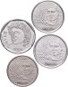 Купить Бразилия набор монет 1994-1997 (4 штуки, от 5 до 50 сентаво)